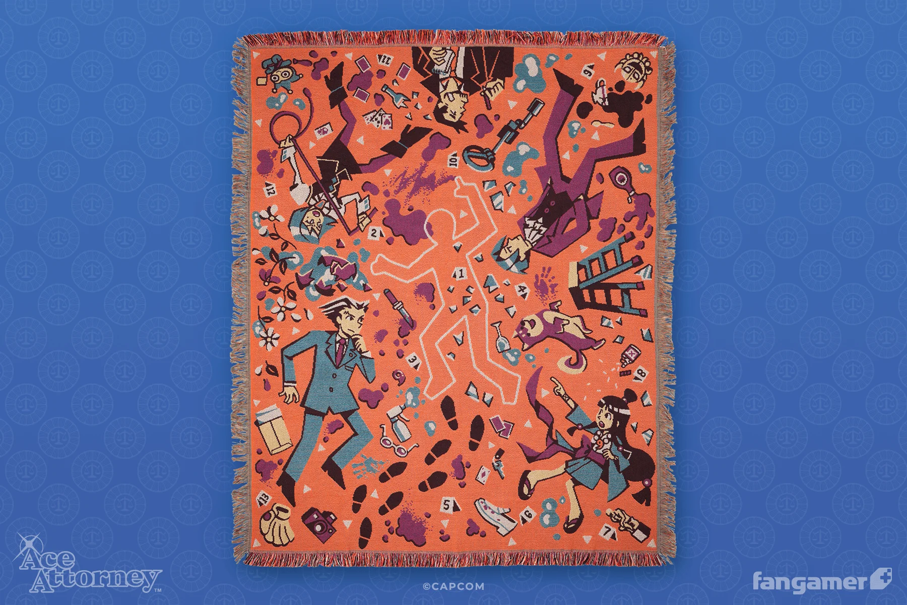 Crime Scene Throw Blanket - Image 3