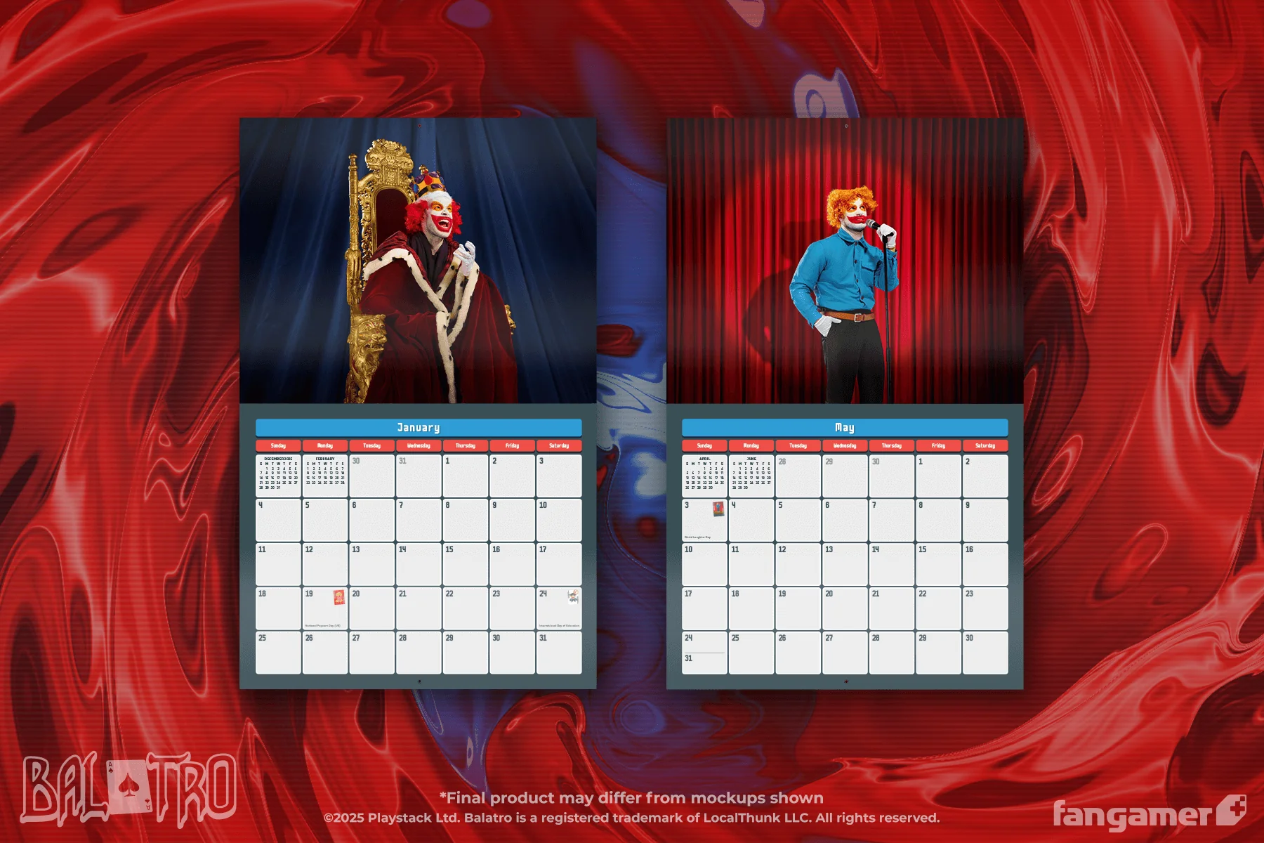 Balatro 2026 Wall Calendar - Image 4