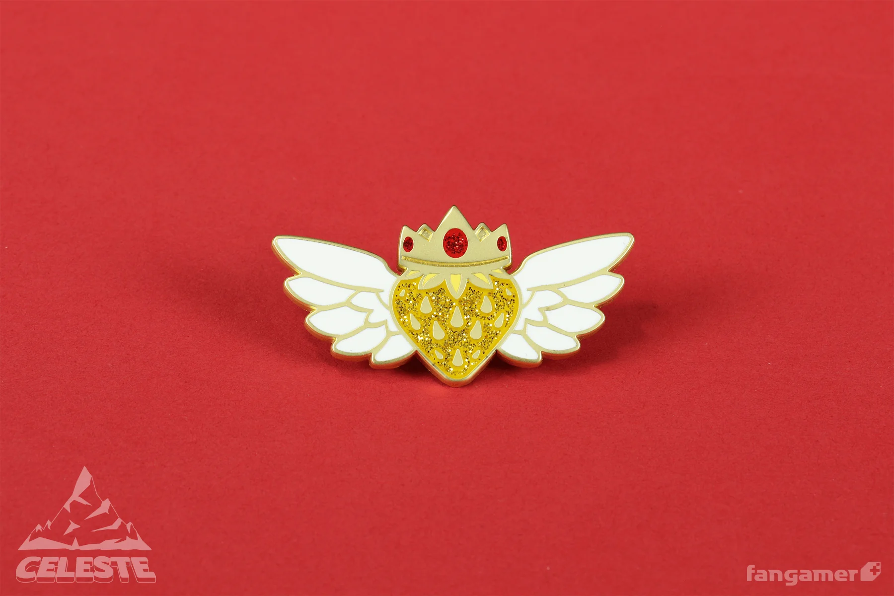 Golden Strawberry Pin - Image 5
