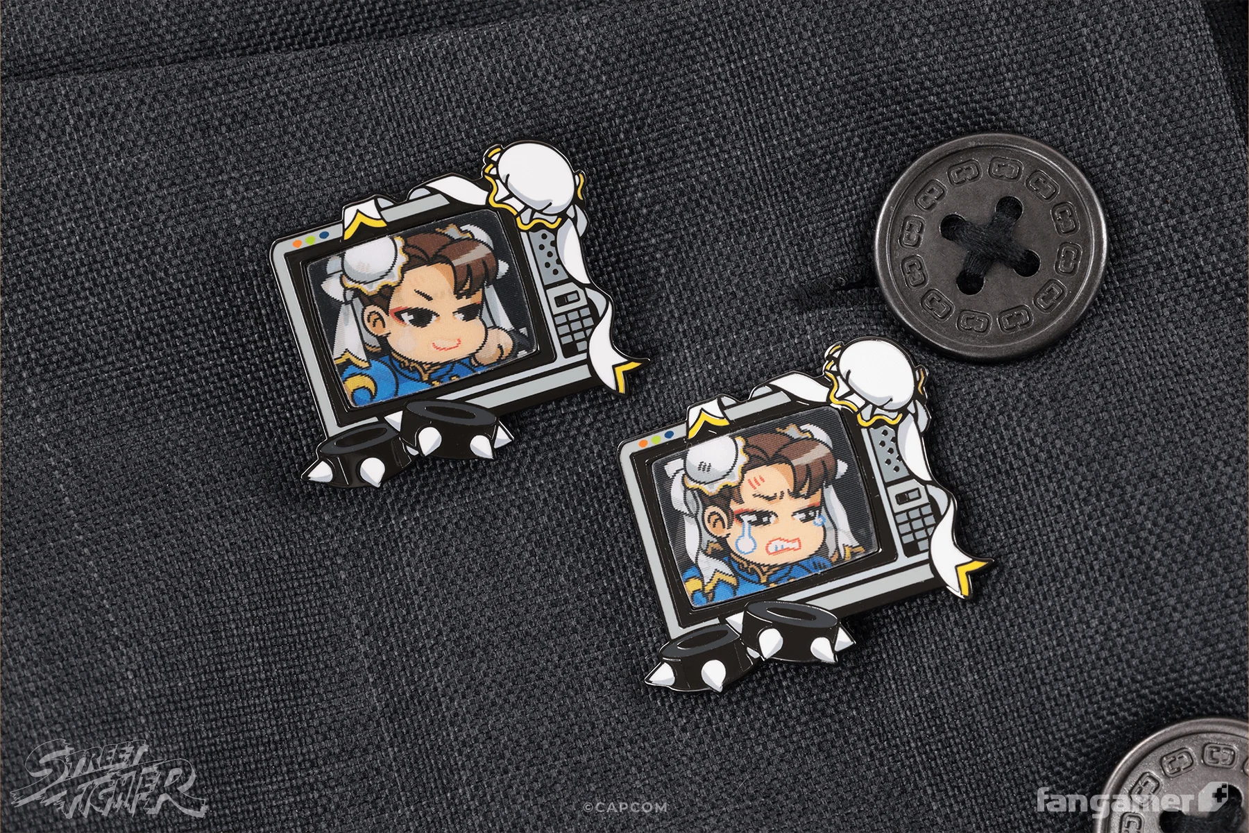 Street Fighter Buddies Lenticular Pin: Chun-Li - Image 7