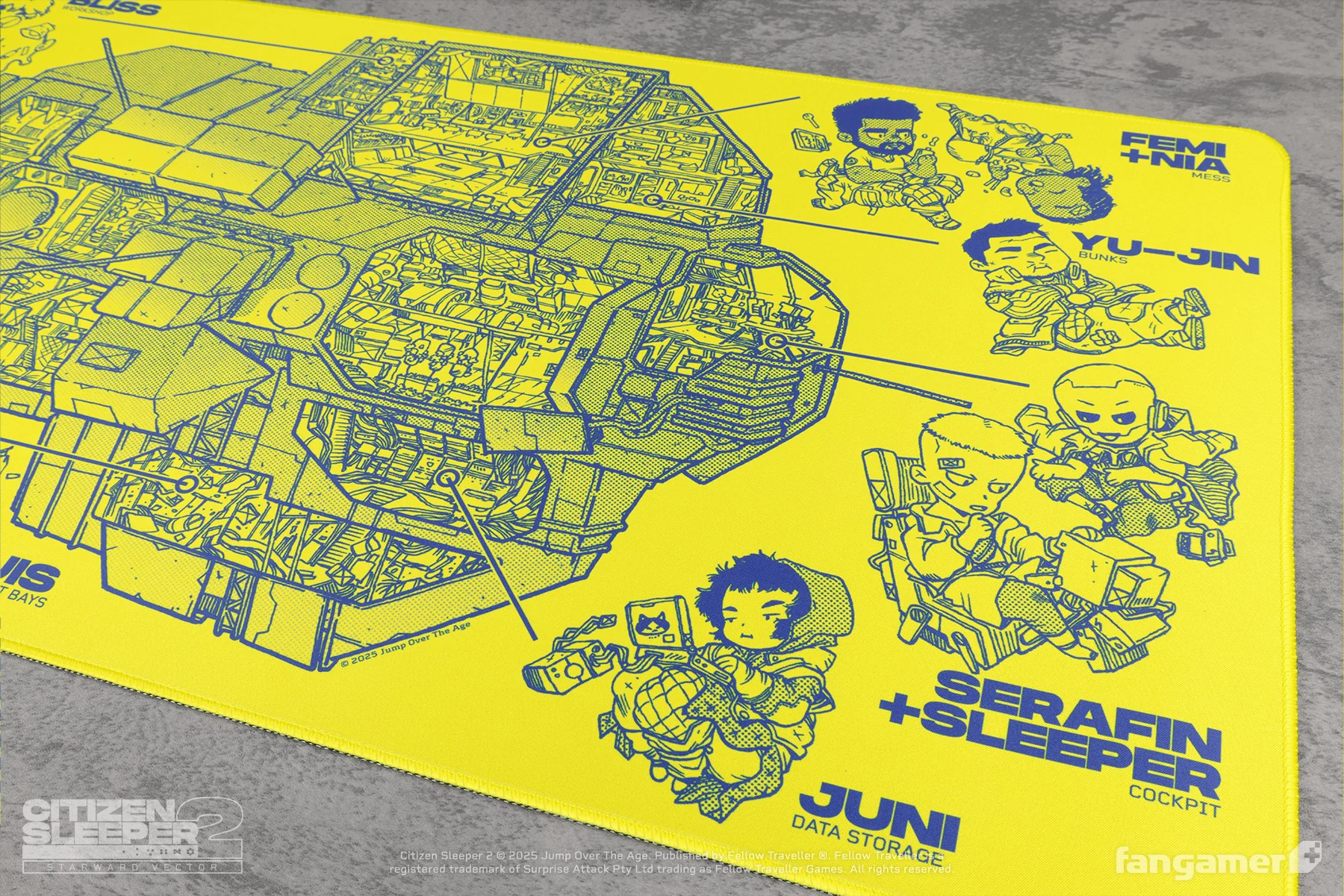 Rig Cross-Section Desk Mat - Image 6
