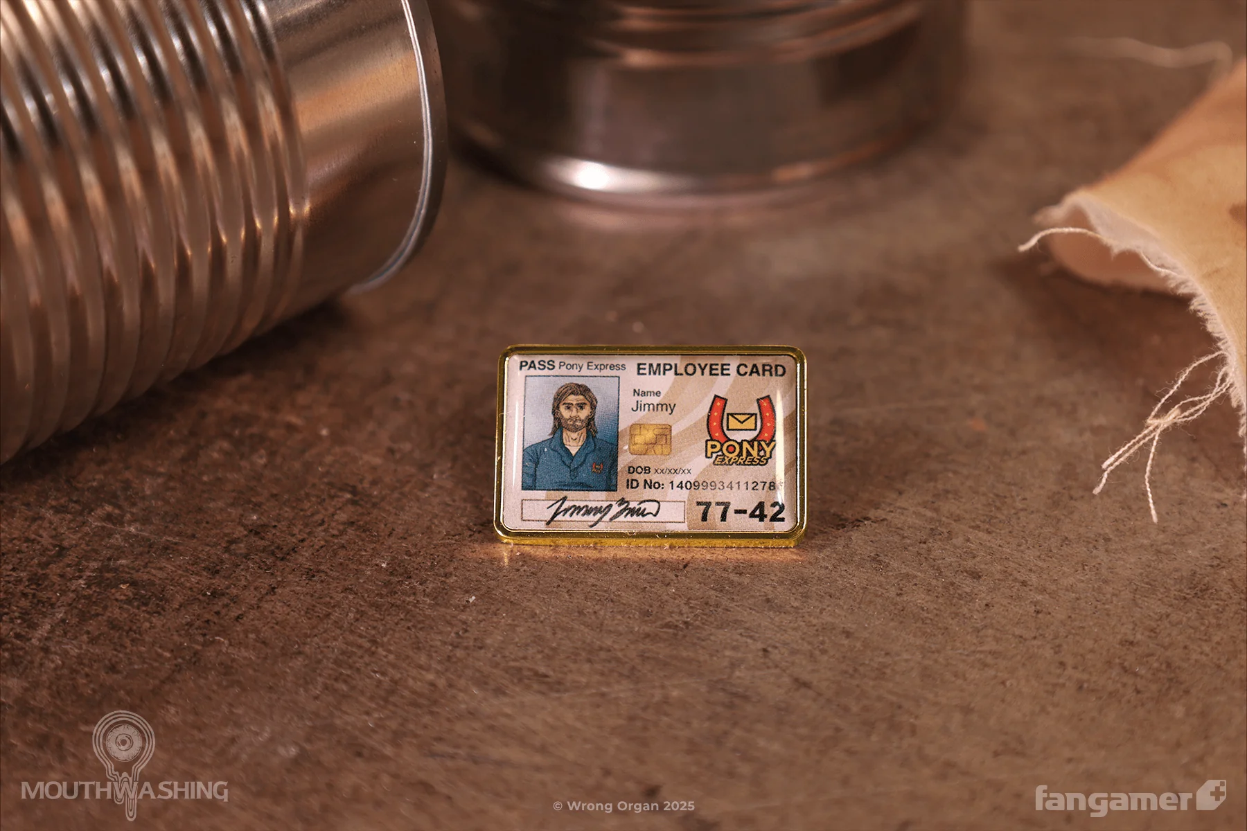 Curly and Jimmy ID Card Pin Set - Image 6