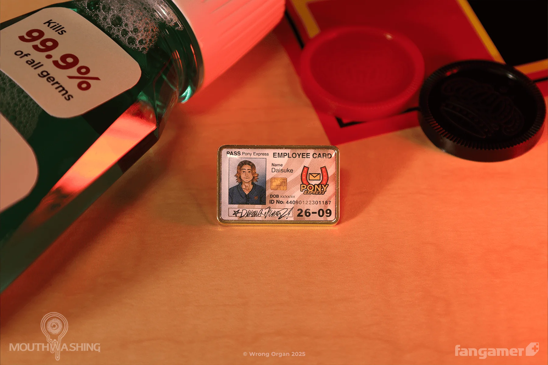Daisuke and Swansea ID Card Pins - Image 7