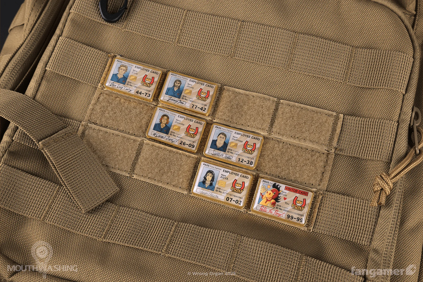 Daisuke and Swansea ID Card Pins - Image 8