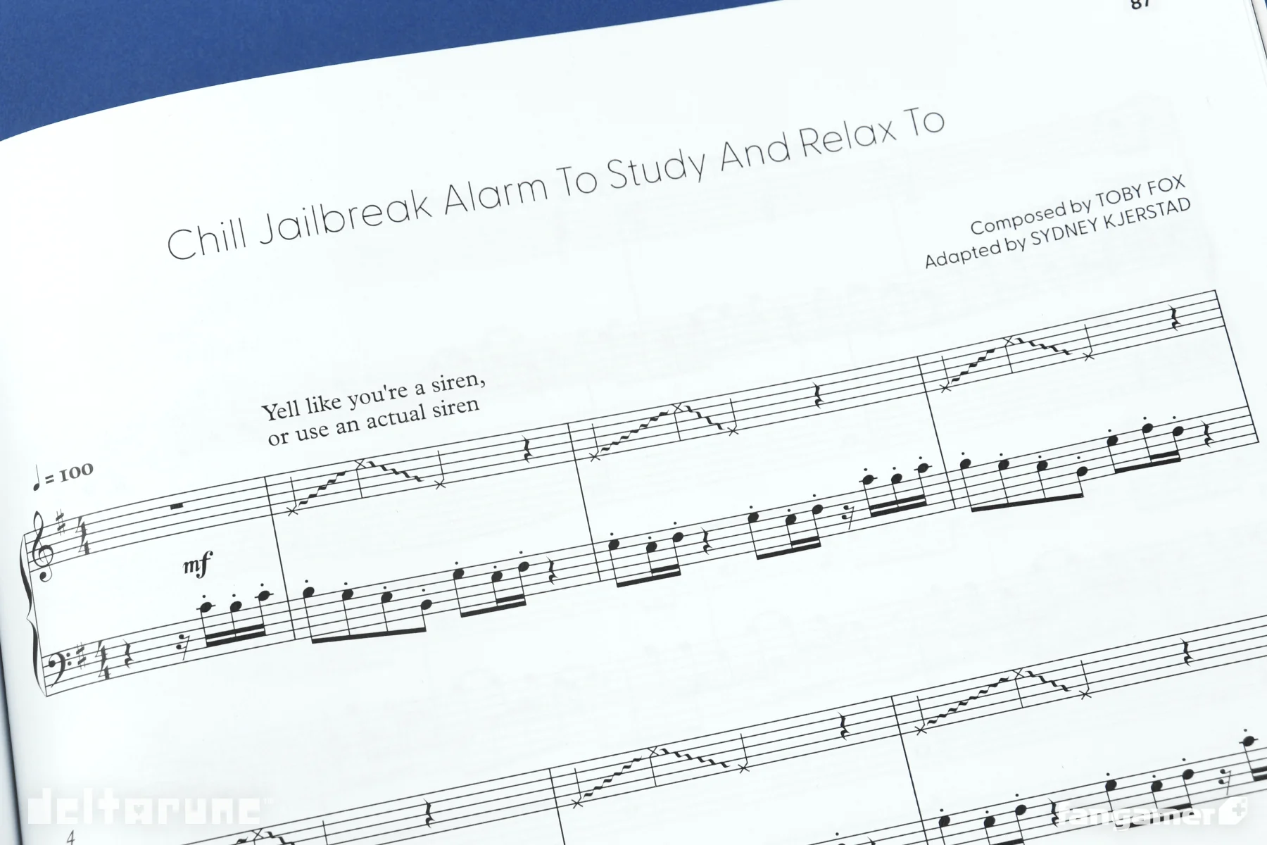 DELTARUNE Chapter 2 Piano Score Book - Image 11