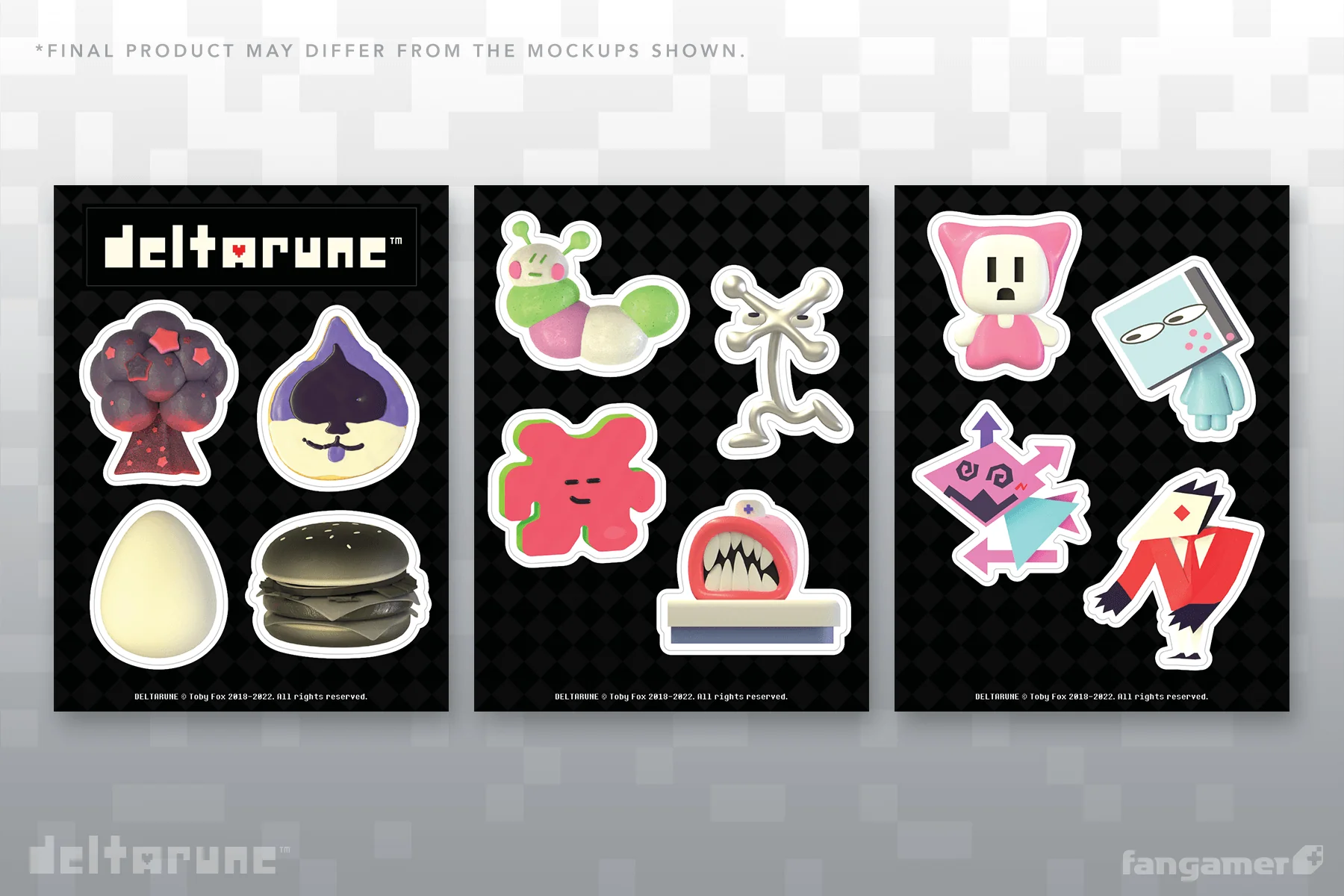 DELTARUNE NPC Sticker Sheet - Image 3