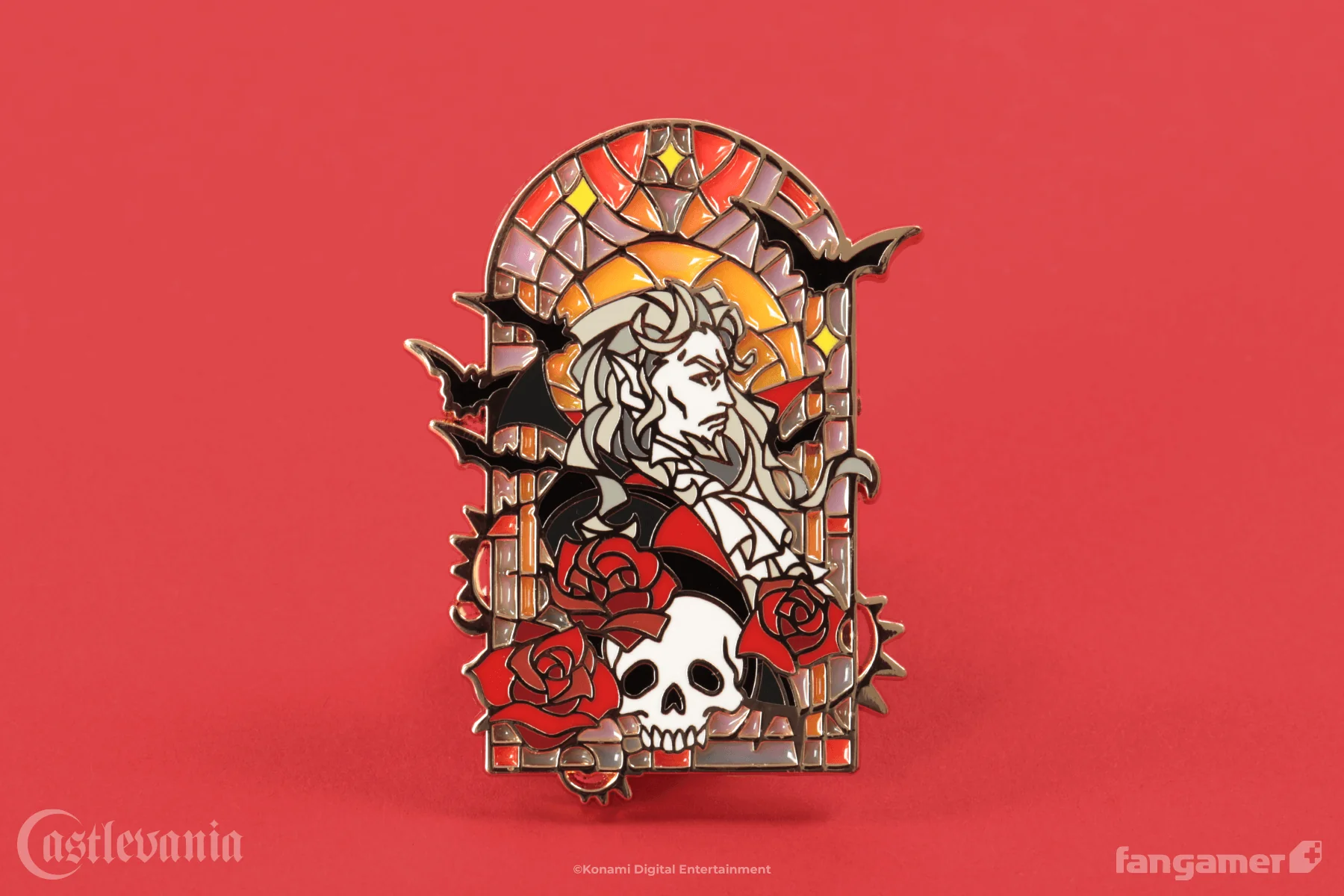 Dracula Stained Glass Pin - Image 5