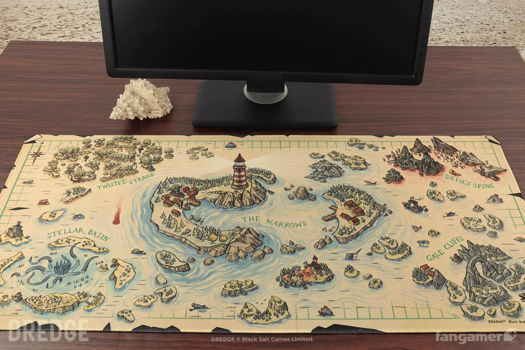 Fisherman's Map Desk Mat - Image 6