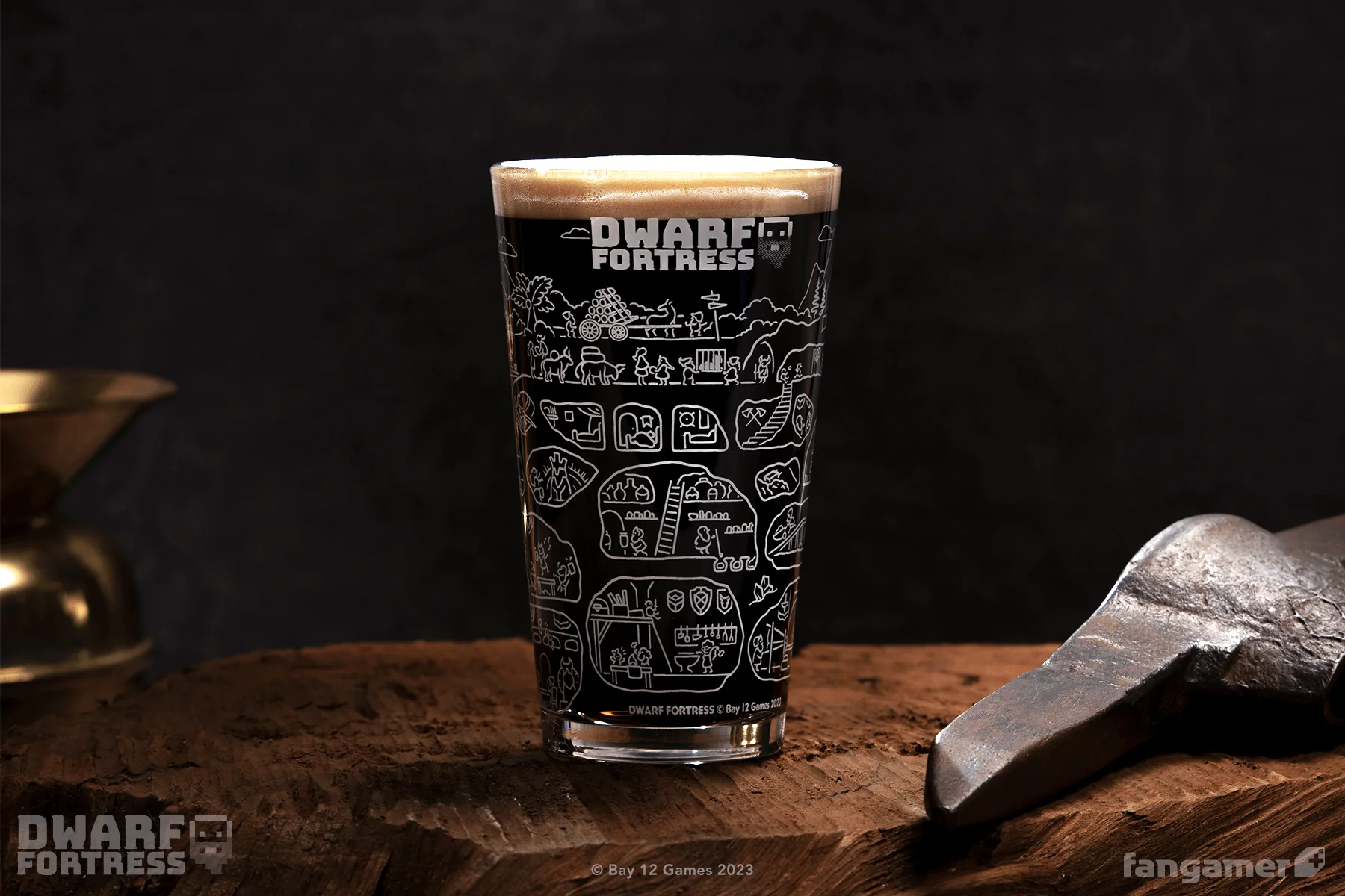 Fortress Cross-Section Pint Glass - Image 4