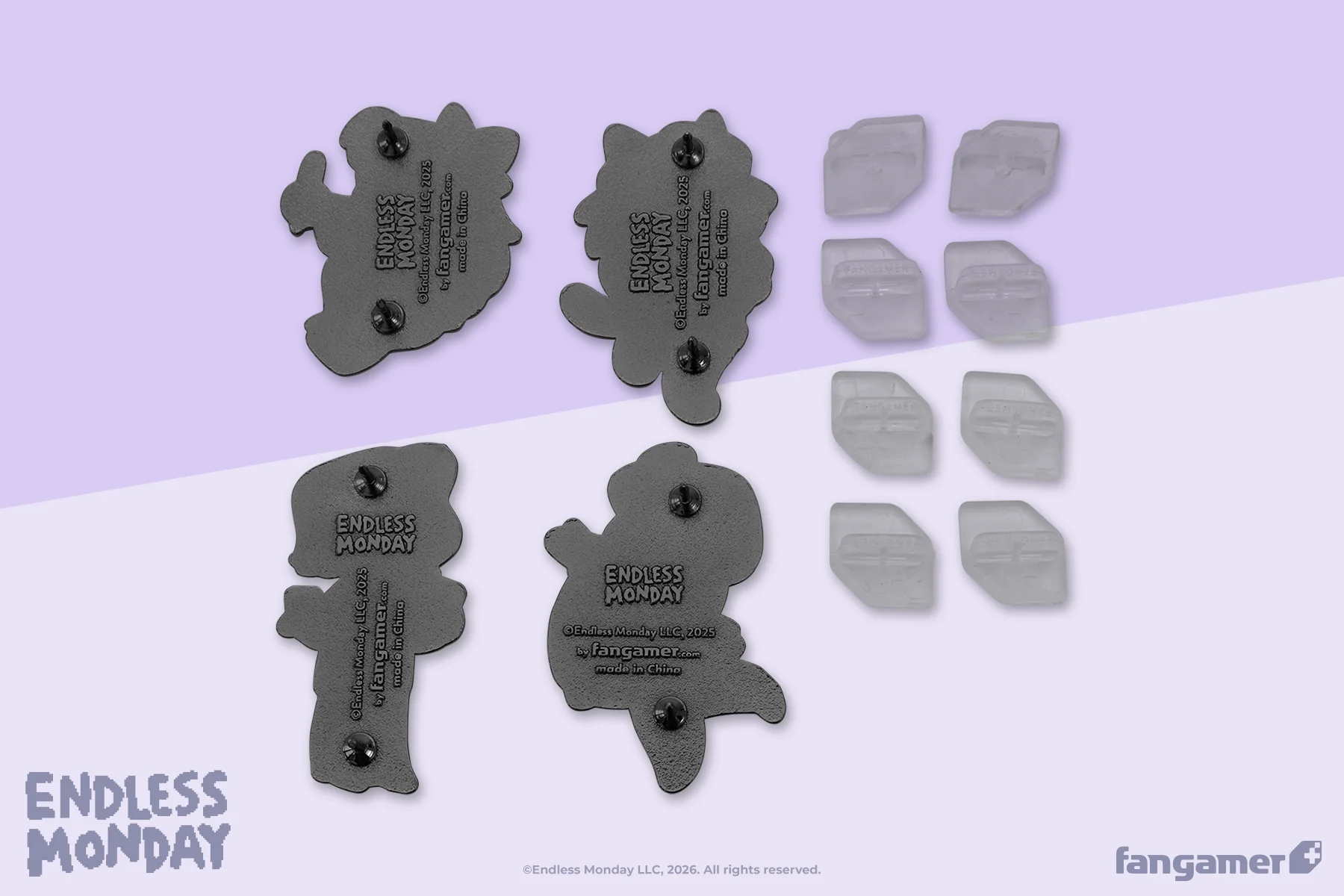 Endless Monday Character Pin Set - Image 4