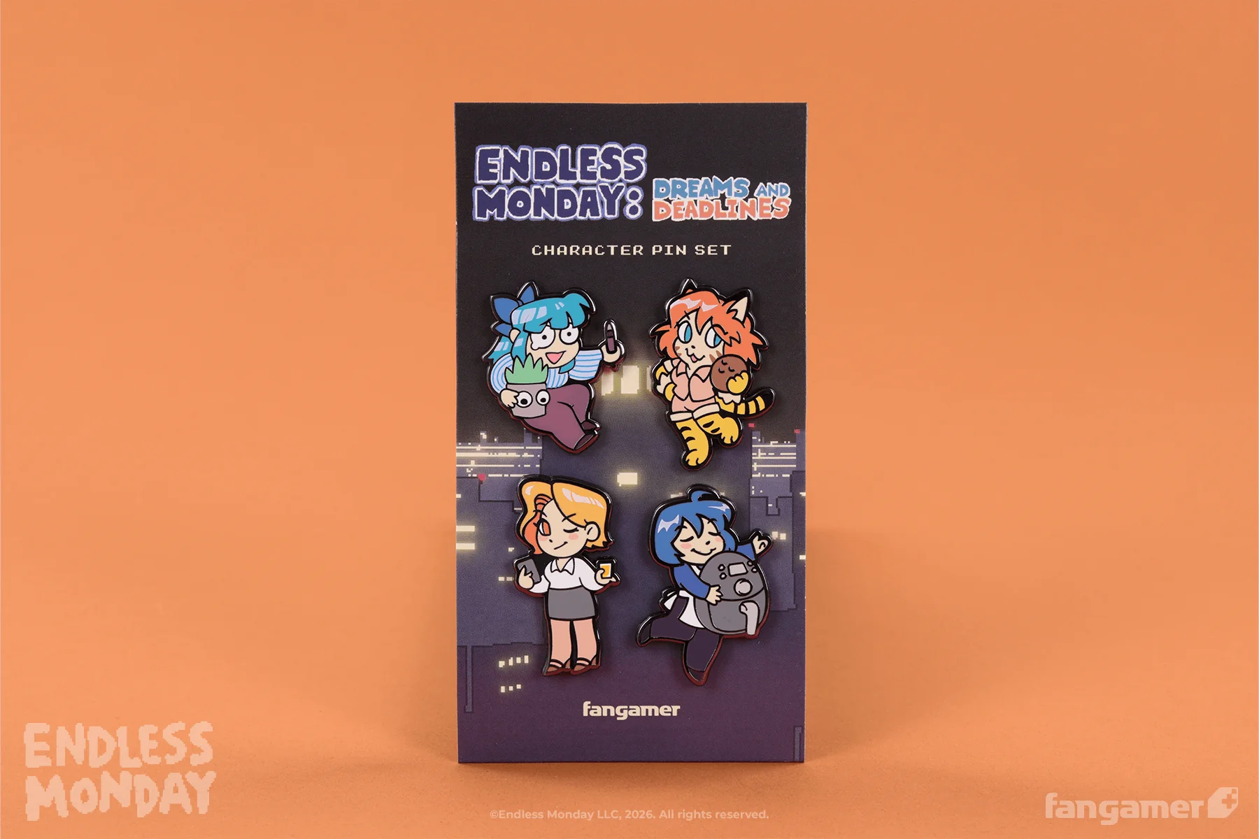 Endless Monday Character Pin Set - Image 5