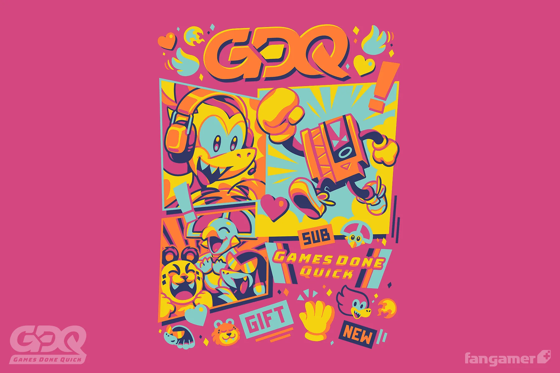 GDQ Marathon Mascots - Image 4