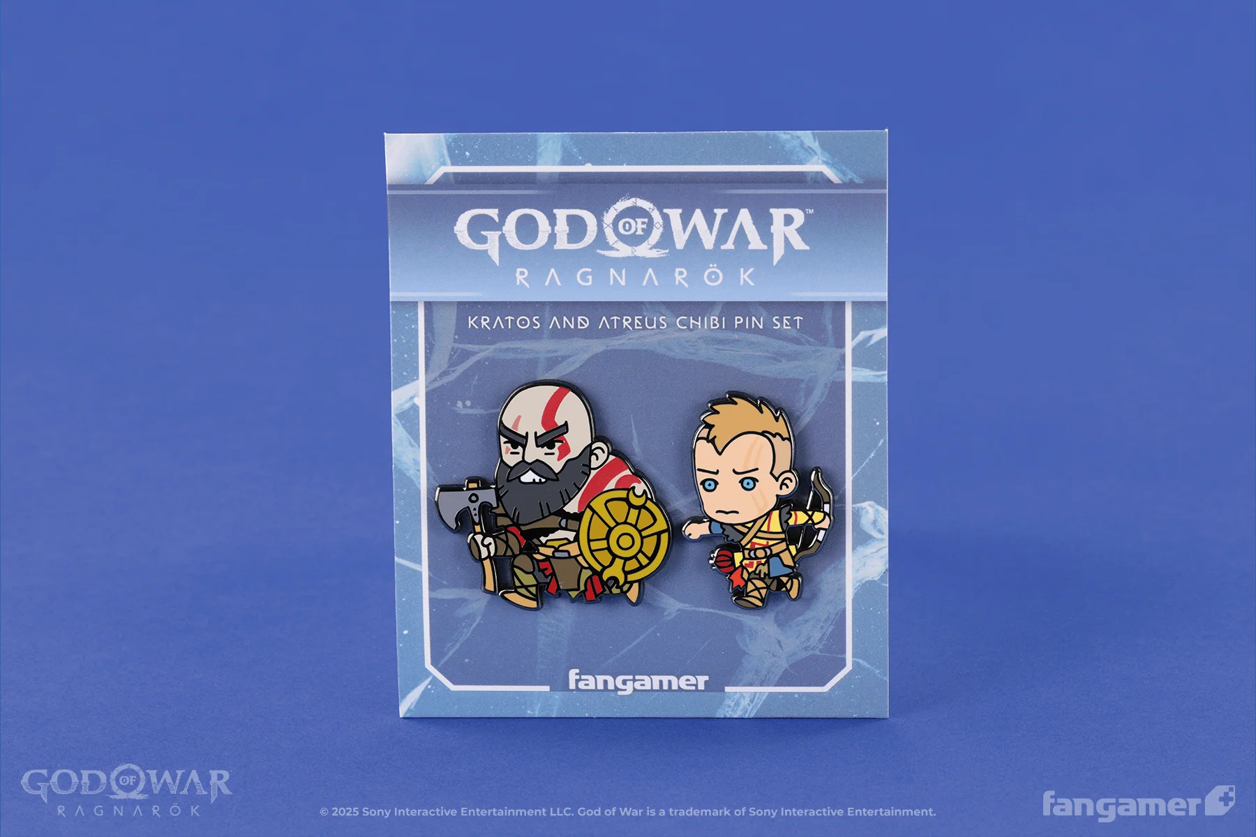 Kratos and Atreus Chibi Pin Set - Image 4
