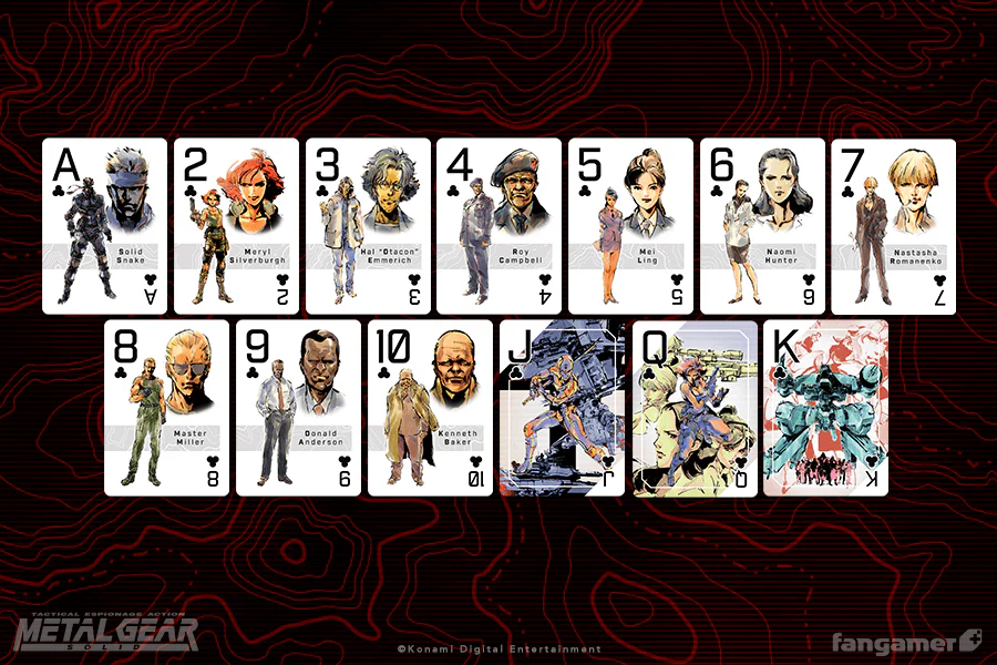 Metal Gear Solid Playing Cards - Image 6