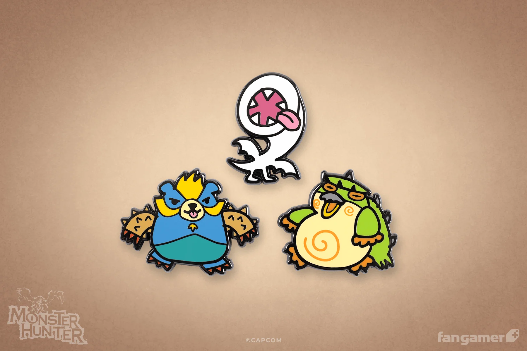 Wonk Monster Enamel Pin Set 2 - Image 3