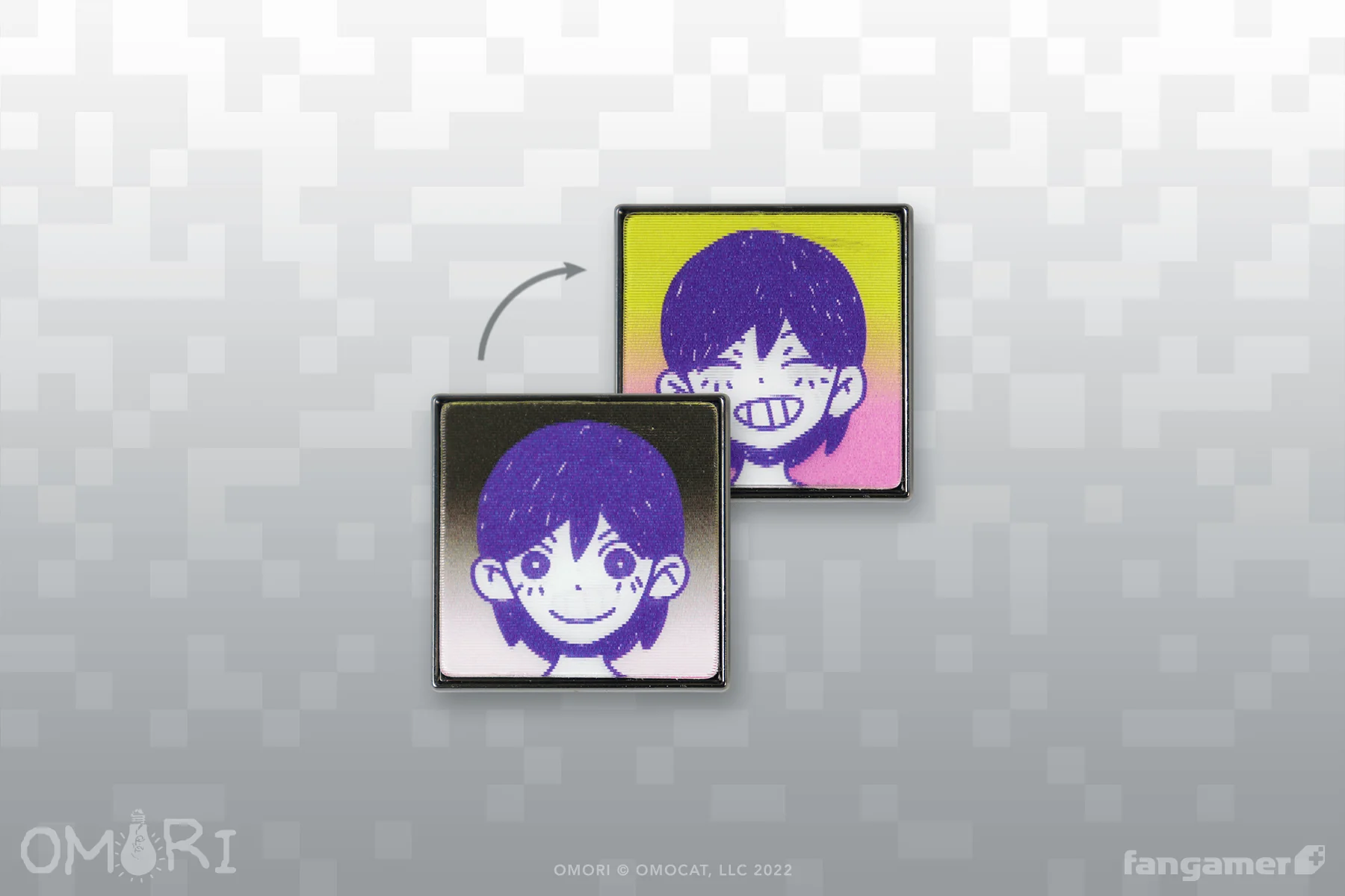 Happy KEL Lenticular Pin - Image 4