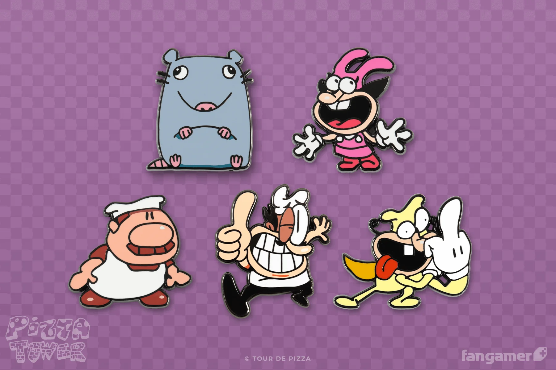 Pizza Tower Pin Combo - Image 3