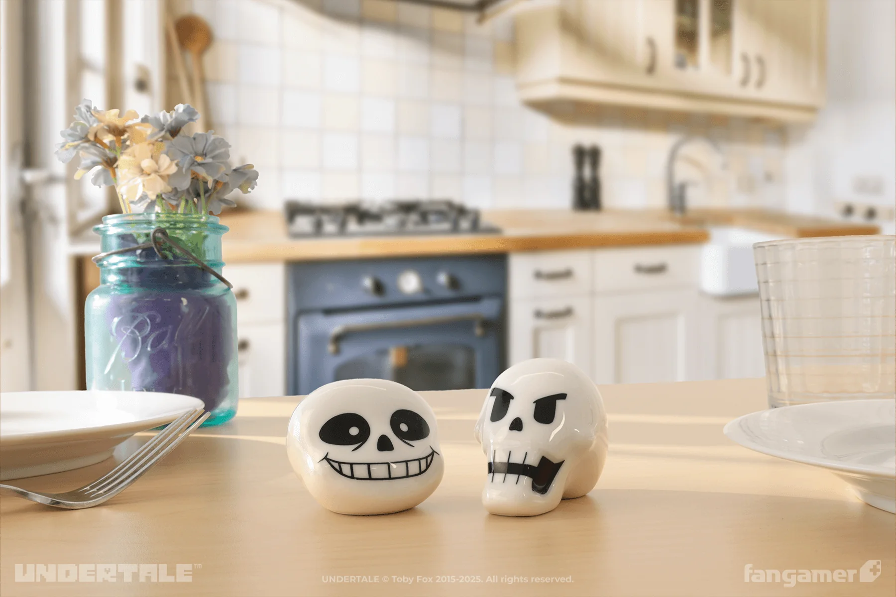 Sans & Papyrus Salt & Pepper Shaker Set - Image 6