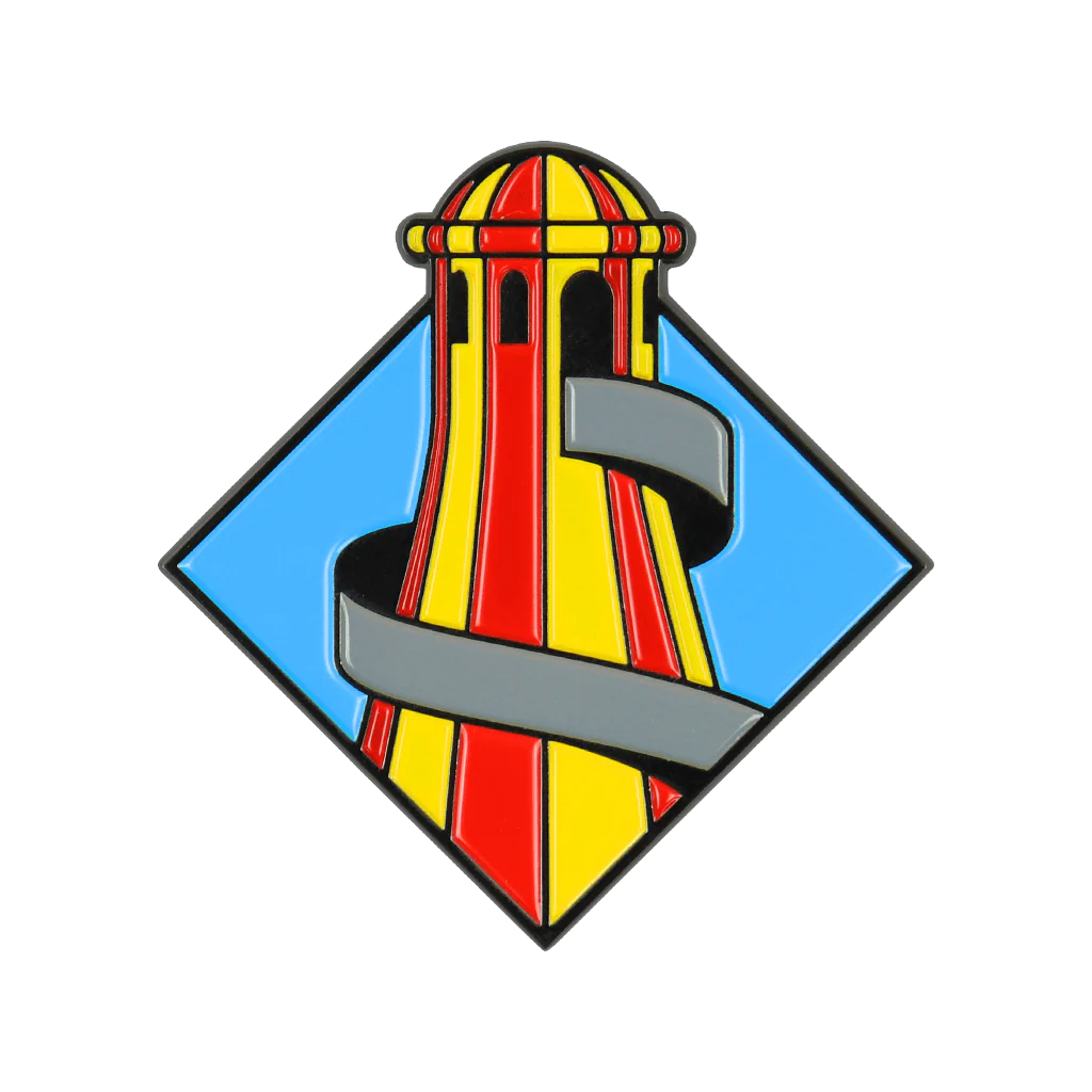 Spiral Slide Enamel Pin - Image 2