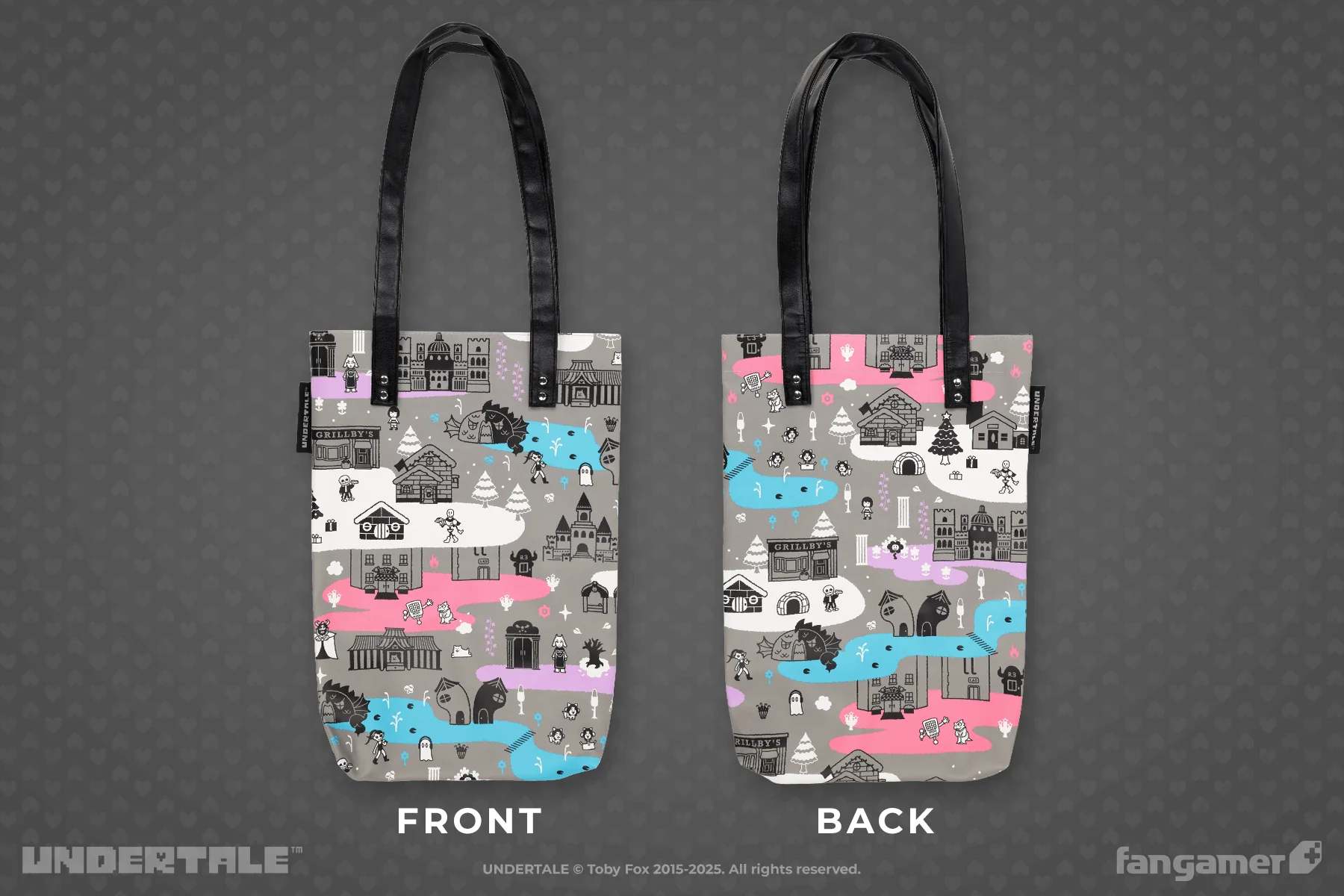 Underground Journey Faux Leather Tote - Image 3