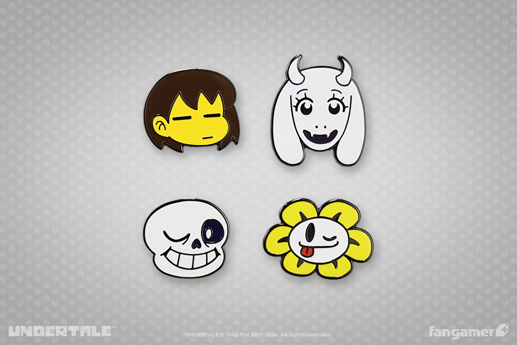 UNDERTALE - Character Pins Set 1 - Image 3